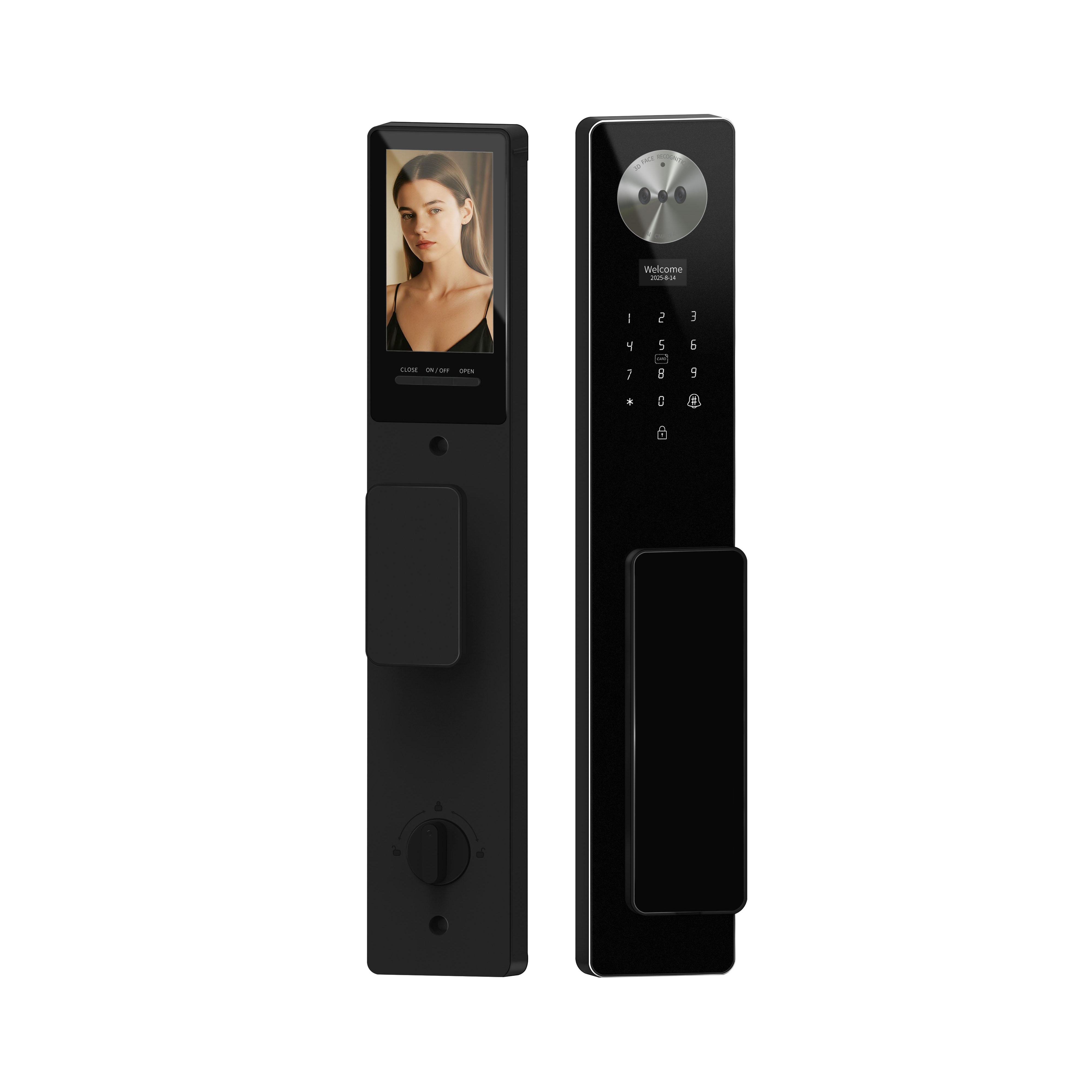 P40精雕涂鸦wifi智能锁